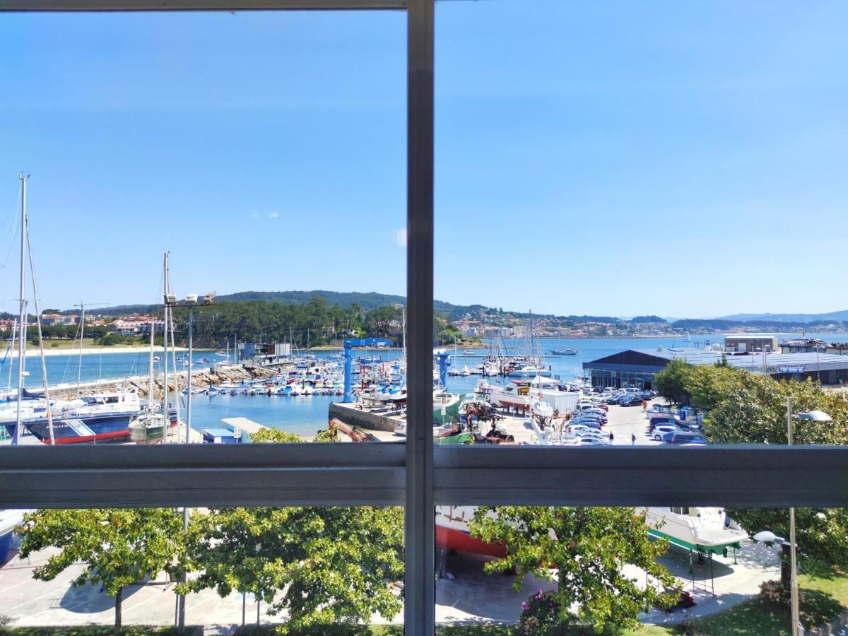 Desconectaengalicia El Pescador, Vistas Al Puerto, 200M Playa Leilighet Portonovo Eksteriør bilde